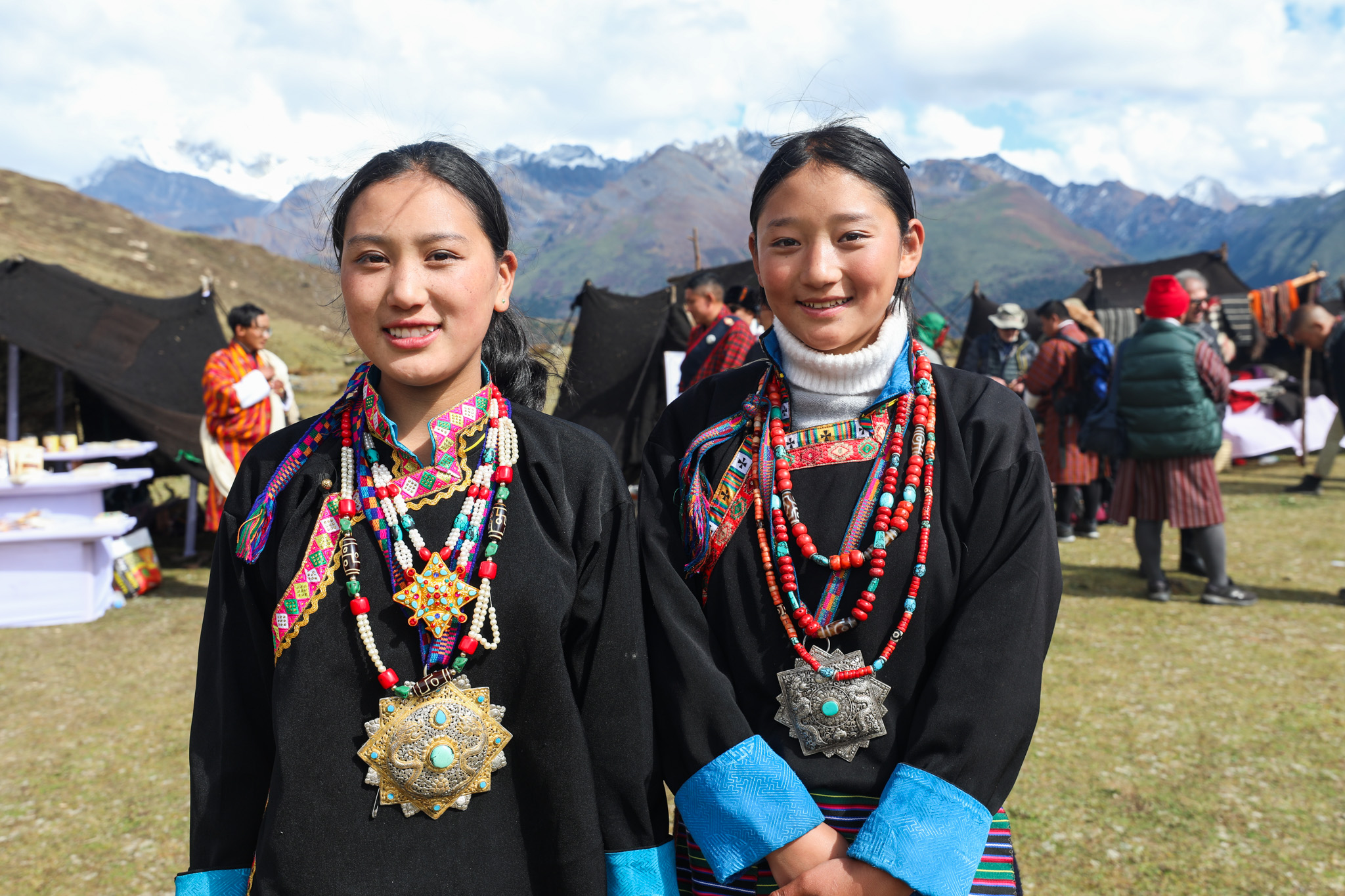 a group of people posing for the camera